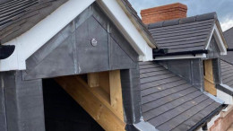 New dormers and full roof